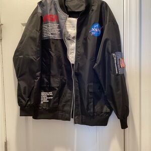 Bomber Windbreaker Patches Jacket ( Unisex)